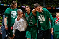 As Avery Bradley went down, Boston Celtics fought Atlanta Hawks to the end of loss in NBA Playoffs Game 1