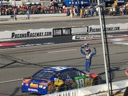 Kyle Busch Returns to Victory Lane in Pocono