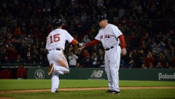 Dustin Pedroia went yard twice in Boston&#039;s 9-4 victory over the Atlanta Braves on Wednesday night.