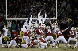 Stanford&#039;s winning field goal which ended Notre Dame&#039;s title hopes.