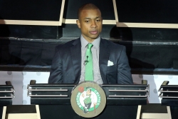 Danny Ainge&#039;s press conference after Boston Celtics receive 3rd pick at the NBA Draft Lottery