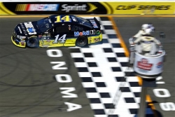 Tony Stewart Finds Victory in Sonoma
