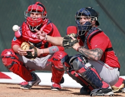 Christian Vazquez and Blake Swihart look forward to another shot as Boston&#039;s catcher