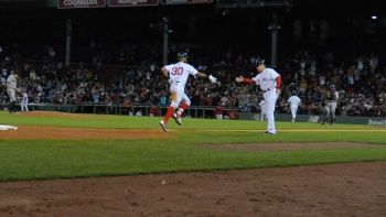 Chris Young hit a three-run home run in the bottom of the sixth.