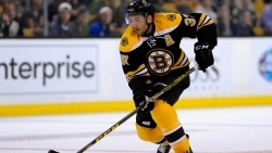 Patrice Bergeron scored on the power play to help the B&#039;s to a 4-1 victory over the Jets.